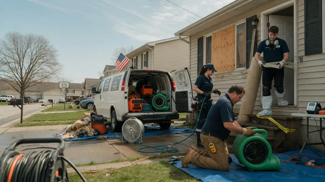 Water Damage Restoration in Tiskilwa, IL near me